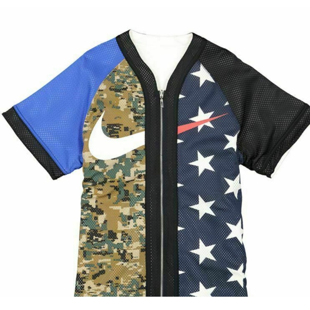 NIKELAB BASEBALL TOP REVERSIBLE (MULTI / WHITE) L